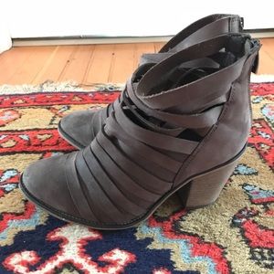 Free People scrappy ankle booties